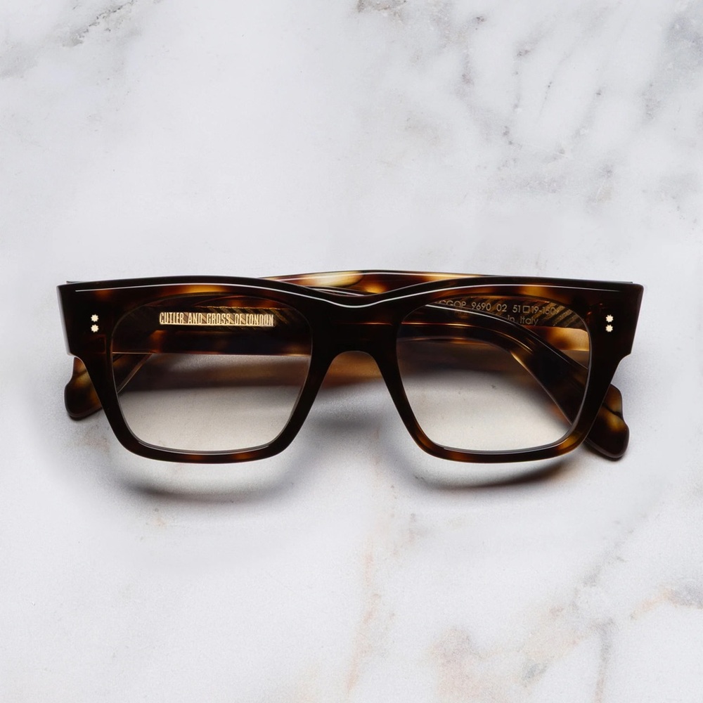 Cutler and Gross Tortoise Shell Glasses